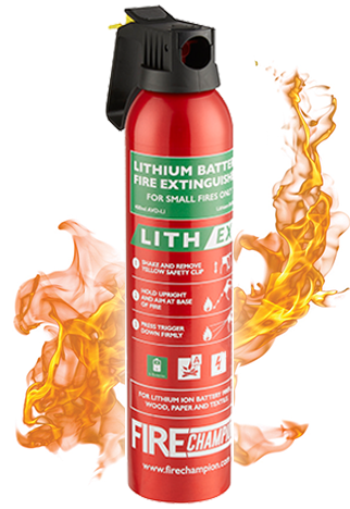 Brandblusser - Speciaal voor Lithium - Lithex - 400ml - dronedepot